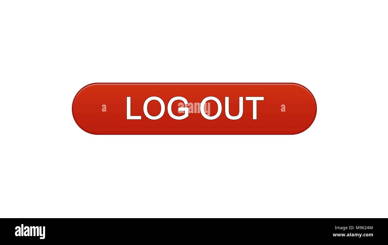 } function onfailure(error) { console.log(error); Log Out Web Interface Button Wine Red Color Internet Site Design Application Stock Footage Stock Photo Alamy