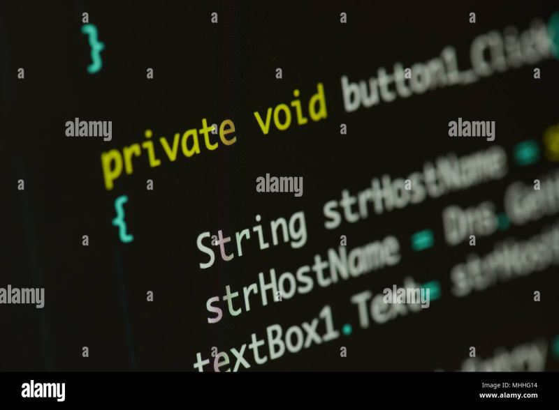Abstract Algorithmic Programming Workflow On A Real C Code Development - Download Amazing Geometric Design | High Resolution