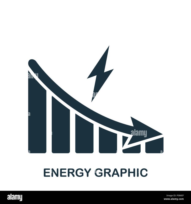 Energy Decrease Graphic Icon Mobile App Printing Web Site Icon Simple Element Sing - Elegant Full HD Minimal Photos | Free Download