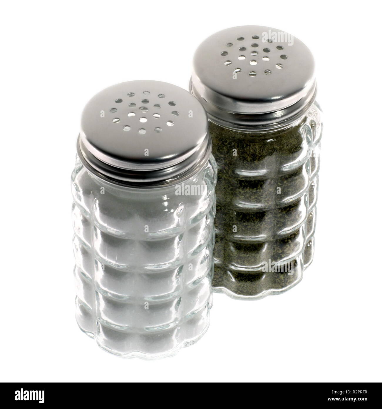 Salt and Pepper Shakers Stock Photo. 