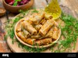 Cabbage Rolls Sarma Stock Photo Alamy