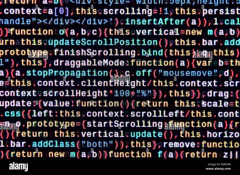 Javascript Code Text Editor Data Network Stock Photo 1055957105 - Creative City Wallpaper - Retina