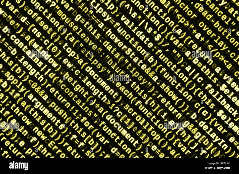 Htm Computer Code Program Soft Listing Vi Tech Source Apps Stock Image Image Of Letter - Minimal Design Collection - Ultra HD Quality