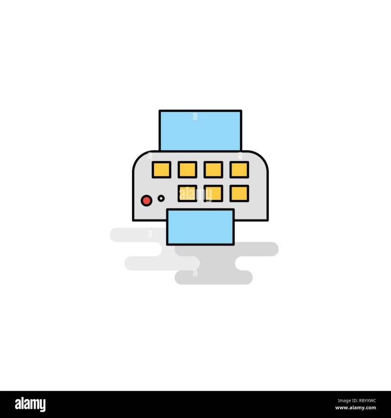 Flat Printer Icon Vector Stock Vector Image Art Alamy - Vintage Arts - Amazing 8K Collection