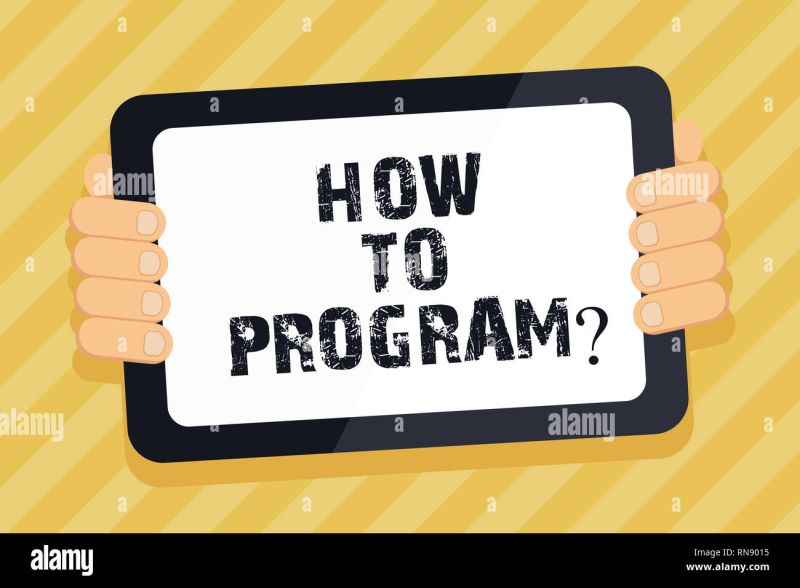 Text Sign Showing How To Program Conceptual Photo Instruction For Computer Programming - Classic City Image - 4K