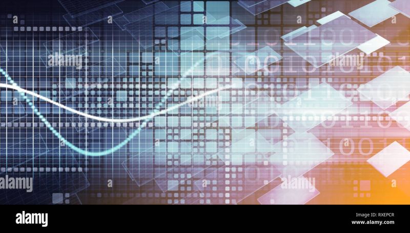 Big Data Analytics Complex Data Processing Stock Illustration - Download Elegant City Texture | High Resolution