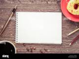 Coffee Break With Snack Stock Photo Alamy