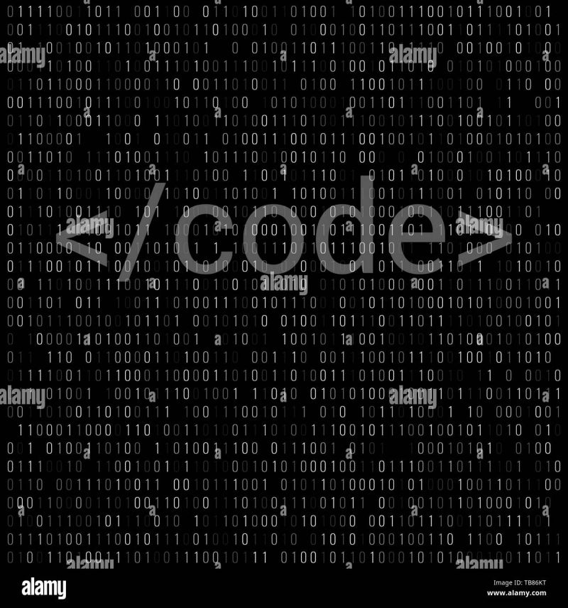 Binary Code Digital Technology Background Computer Data By 0 And 1 - Download Modern Mountain Texture | 4K