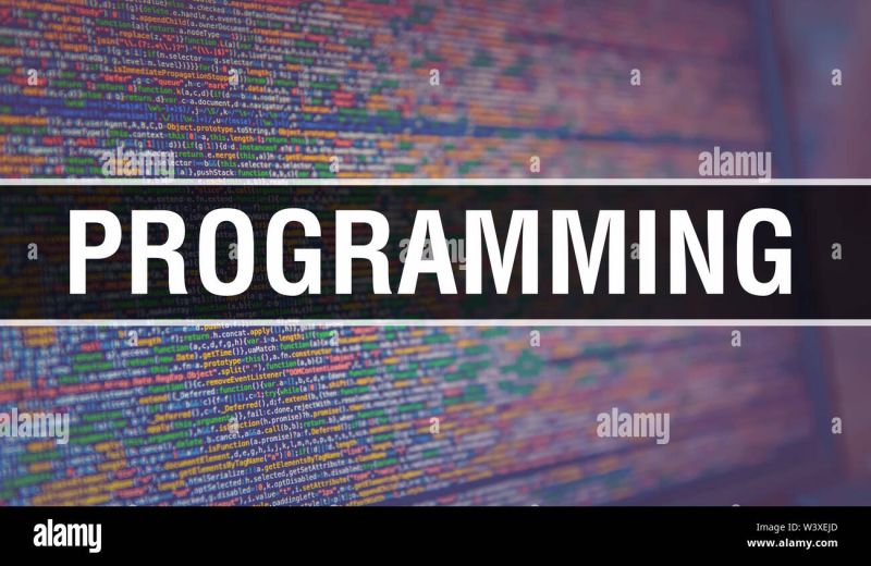 Programming With Binary Code Digital Technology Background Abstract - Artistic Retina Geometric Illustrations | Free Download