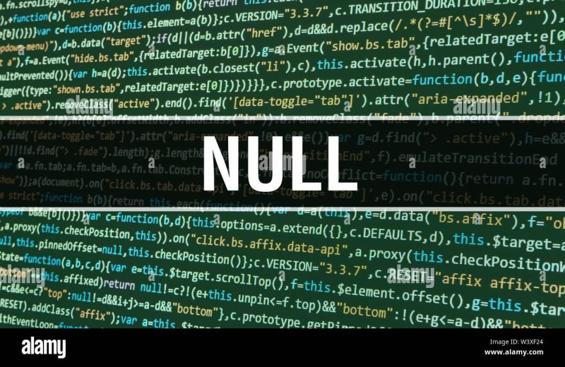 Null Concept With Random Parts Of Program Code Null With Programming Code Abstract Technology - Download Classic Ocean Picture | Ultra HD