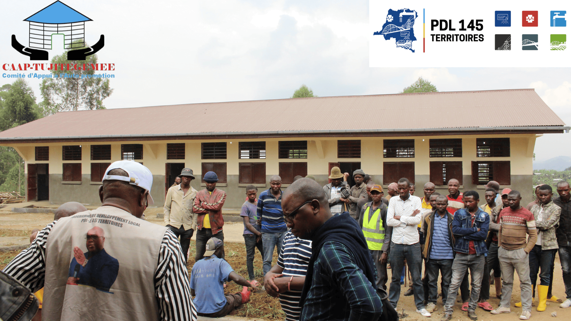 RDC PDL 145 Territoires : Rentrée scolaires dans des nouveaux bâtiments à MASISI Nord-Kivu