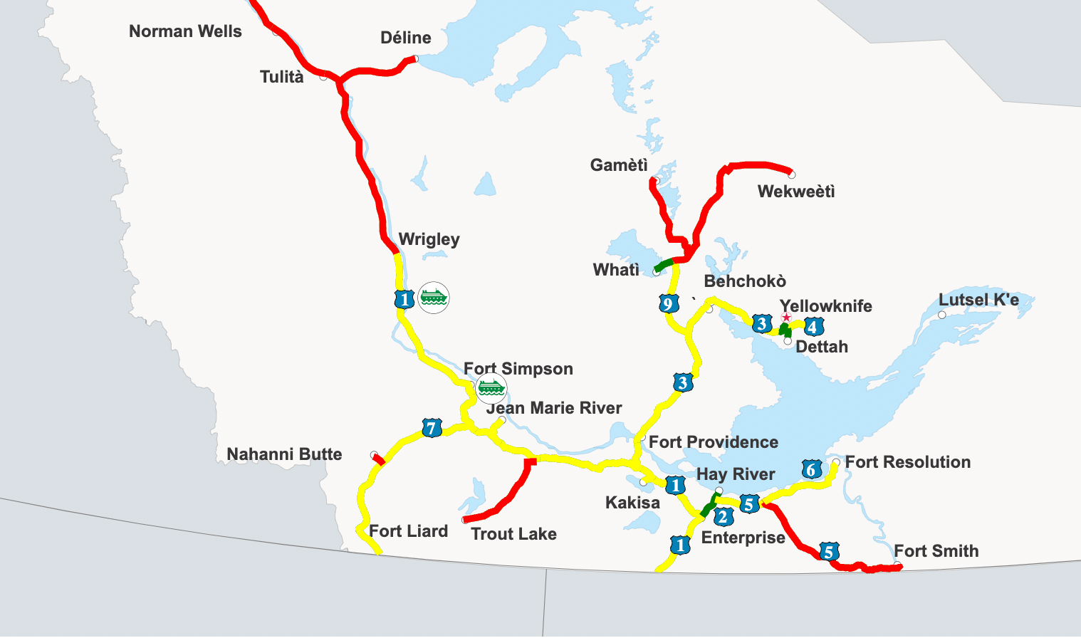 NWT Upgrades Its Online Highway Conditions Map Highwaymap 