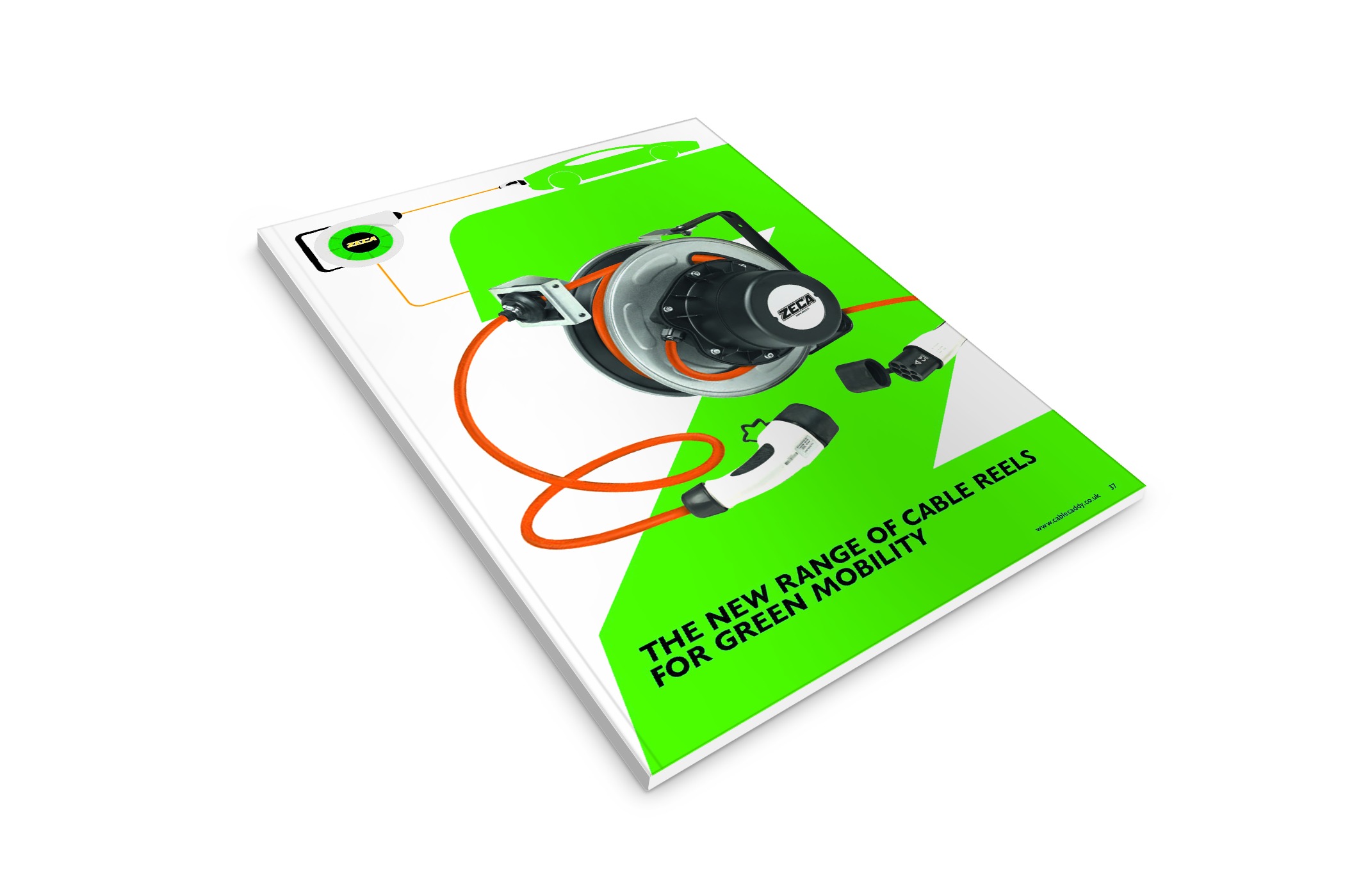 EV charging cables brochure from Cablecaddy