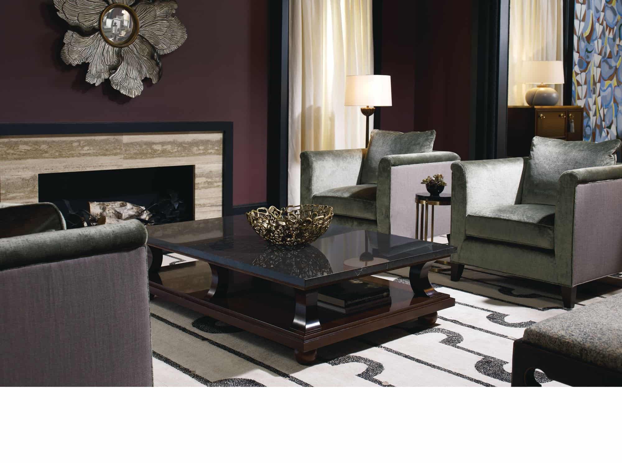 Mid-century modern living rooms