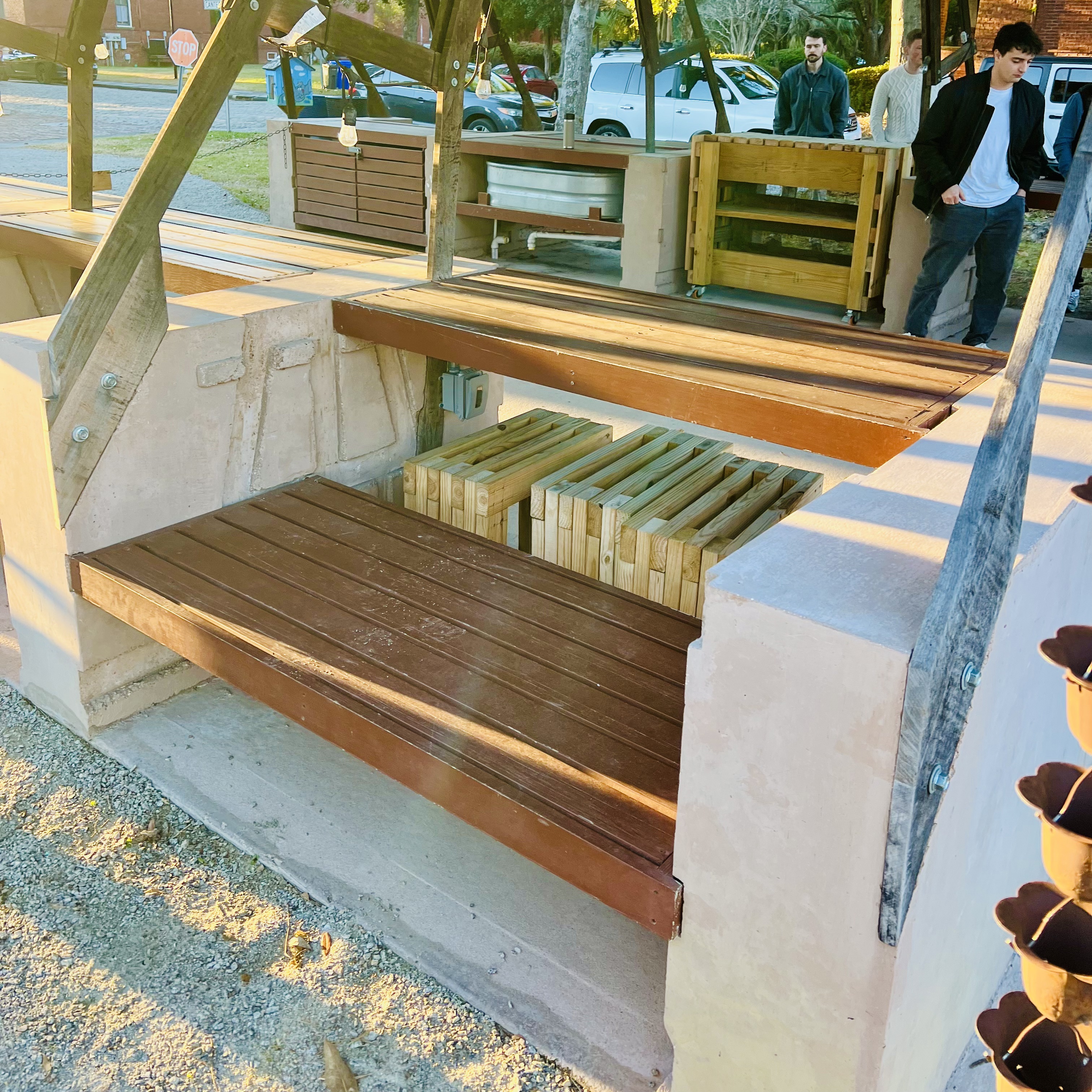 Modular architecture at the Farmer's Market Pavilion