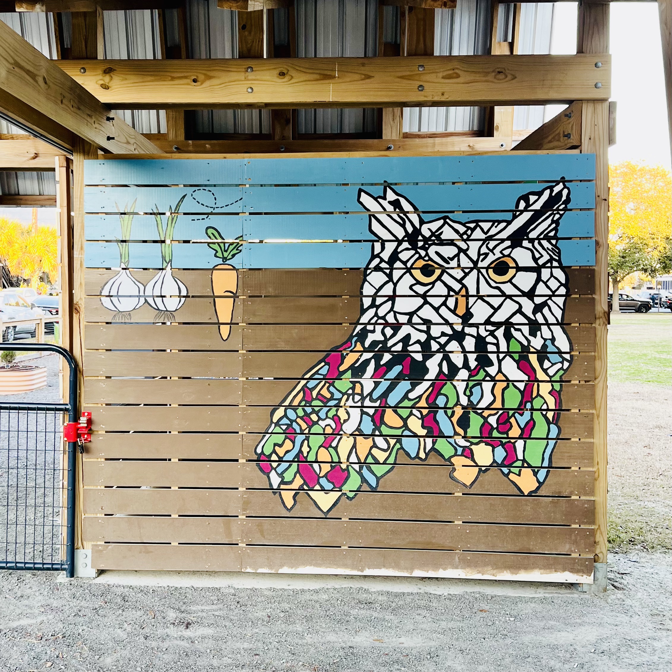 Murrell at the Outdoor Classroom/Garden Center
