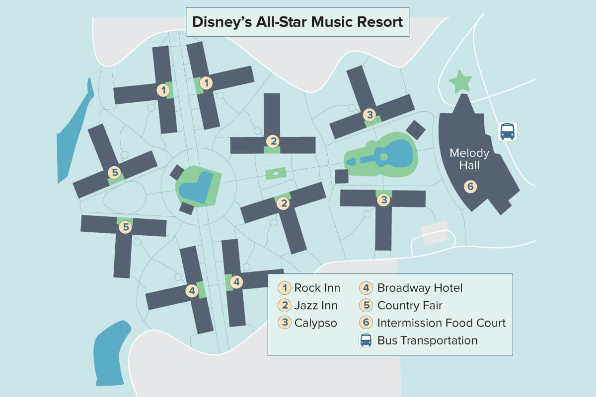 Disney World Maps Download For AllStar Music 