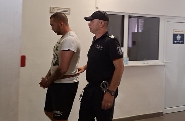 Necho Tsankov au tribunal militaire de Plovdiv. Photo Vania Draganova