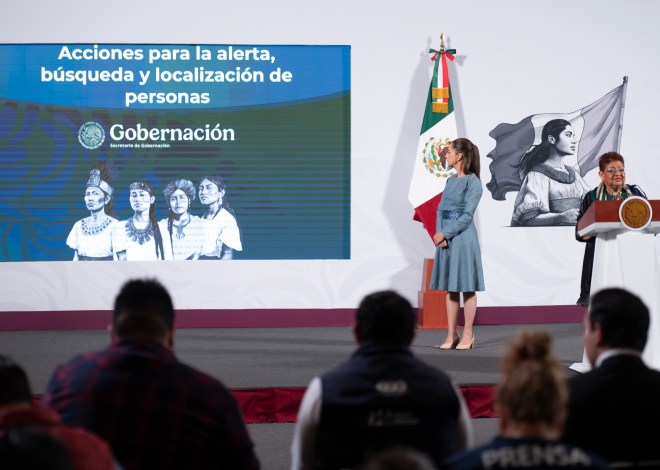PRESIDENTA CLAUDIA SHEINBAUM PRESENTA REFORMAS PARA COMBATIR EL DELITO DE DESAPARICIÓN