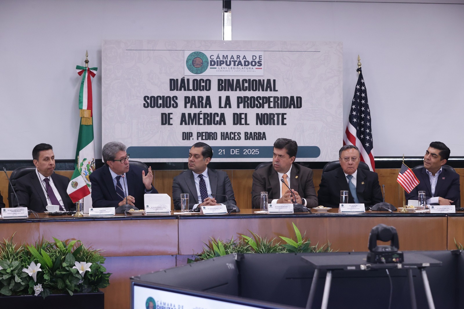 Inauguran en la Cámara de Diputados “Diálogo Binacional: Socios para la prosperidad de América del Norte”