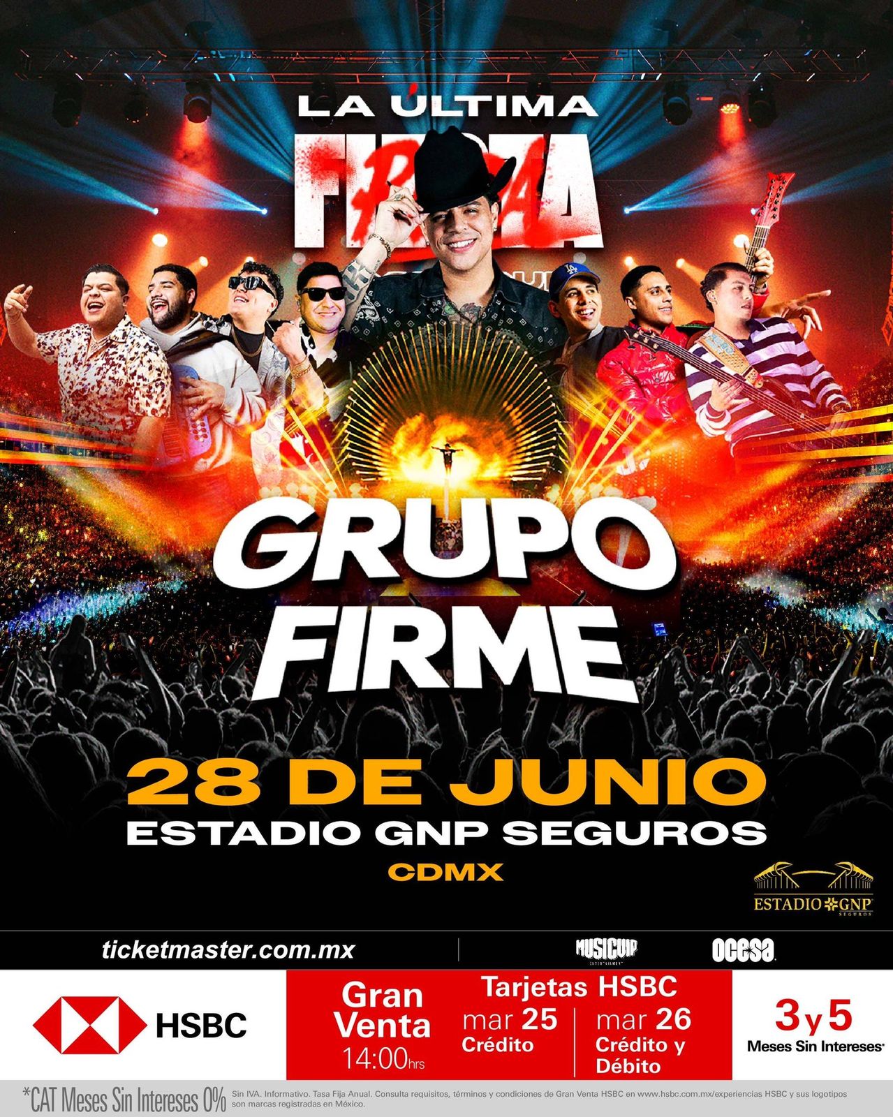 Grupo Firme confirma concierto en la Ciudad de México