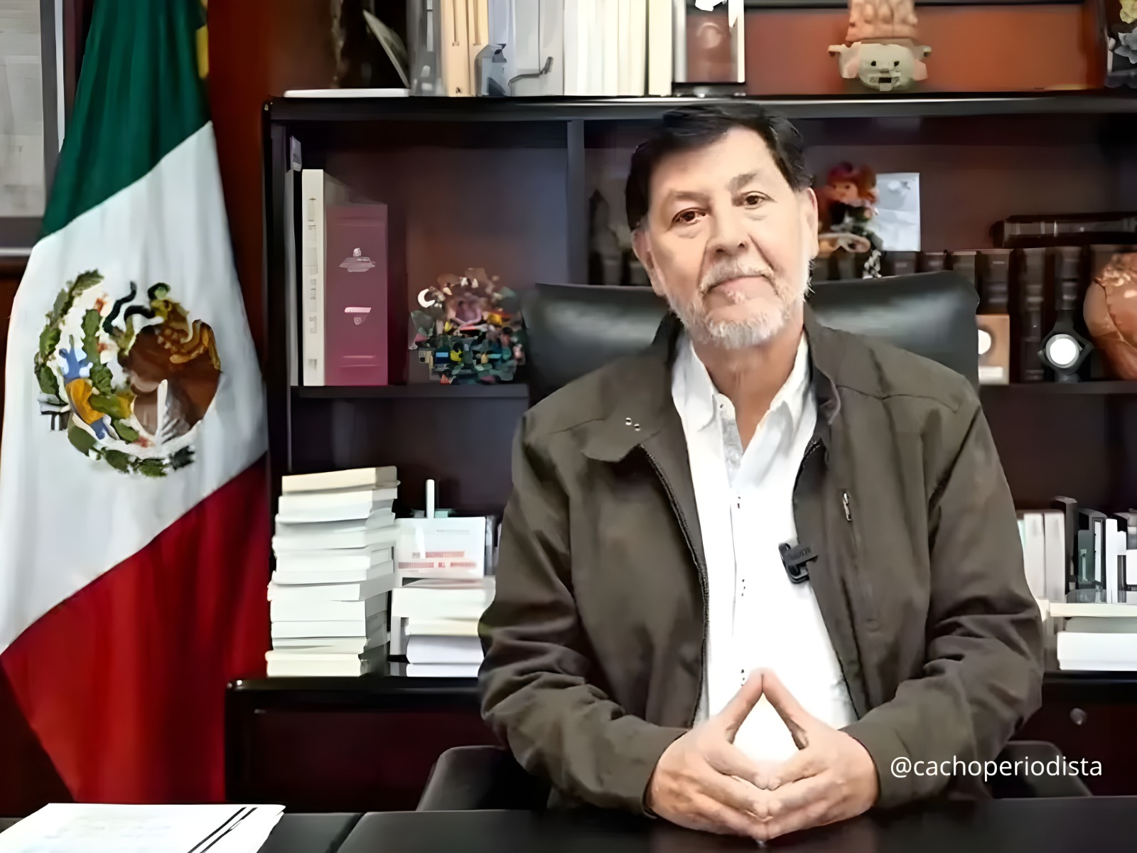 Fernández Noroña acusa a medios de campaña en su contra