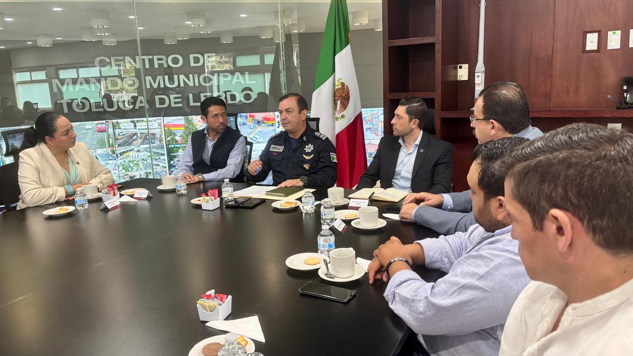 Toluca avanza en seguridad: empresarios reconocen resultados y refuerzan su compromiso