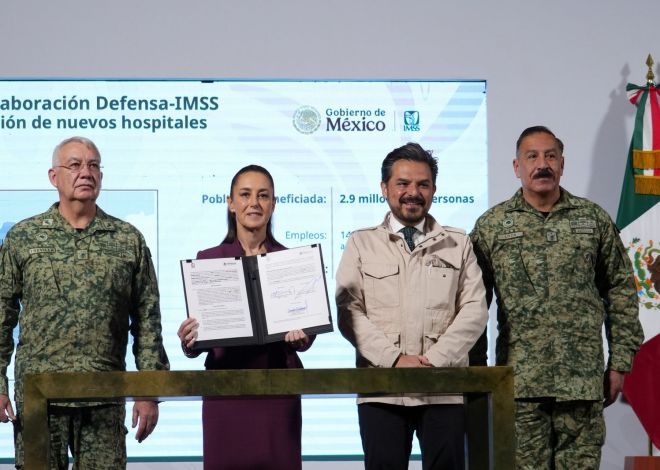 Sheinbaum anuncia construcción de 7 hospitales del IMSS