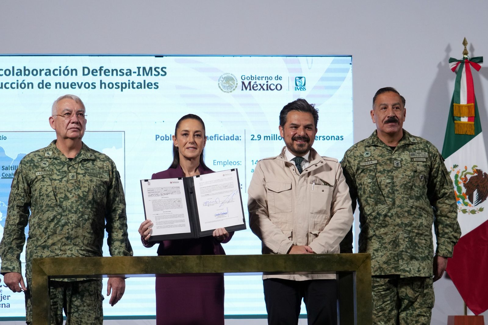 Sheinbaum anuncia construcción de 7 hospitales del IMSS