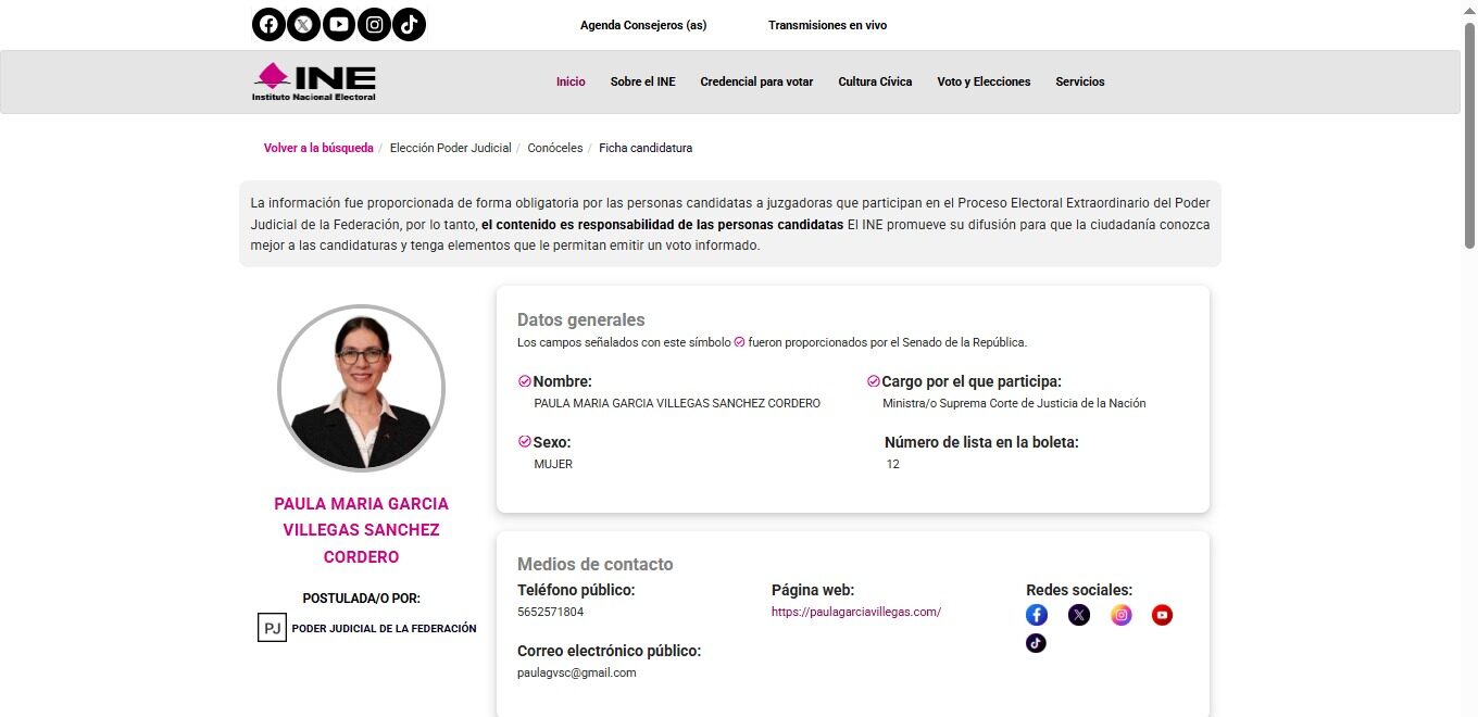 A la vista propuestas y curriculas de candidatos al PJF