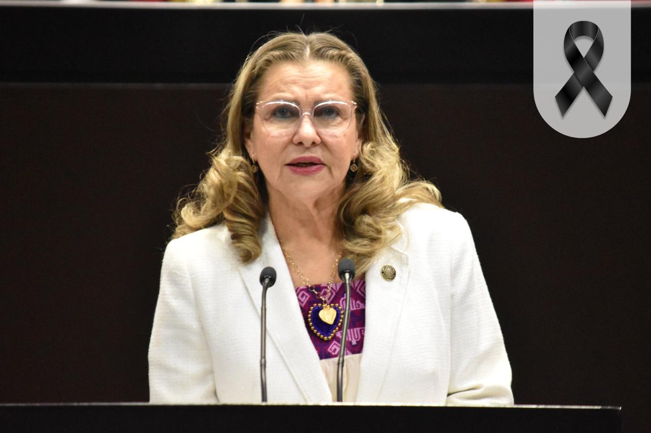 Legisladores lamentan fallecimiento de la diputada María del Carmen Pinete Varga