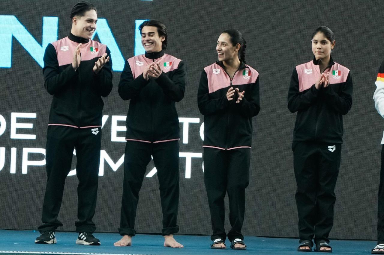 México roza el podio en la Copa del Mundo de Clavados en Guadalajara: cuarto lugar en equipo mixto