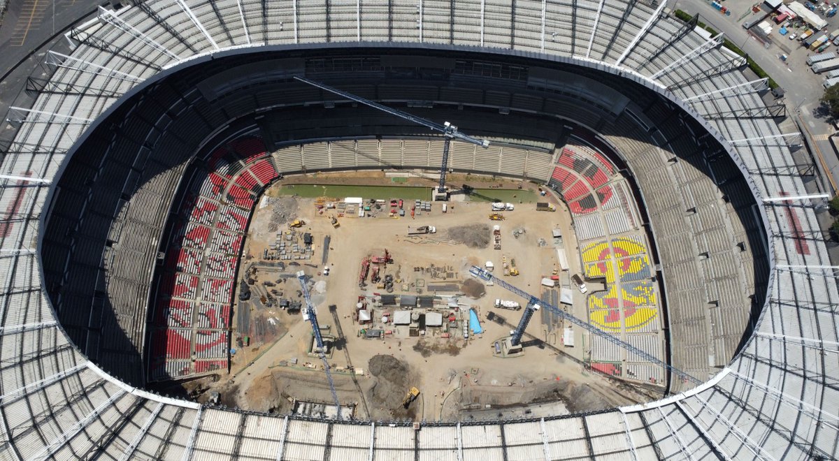 A 14 meses del Mundial 2026, Estadio Azteca se transforma