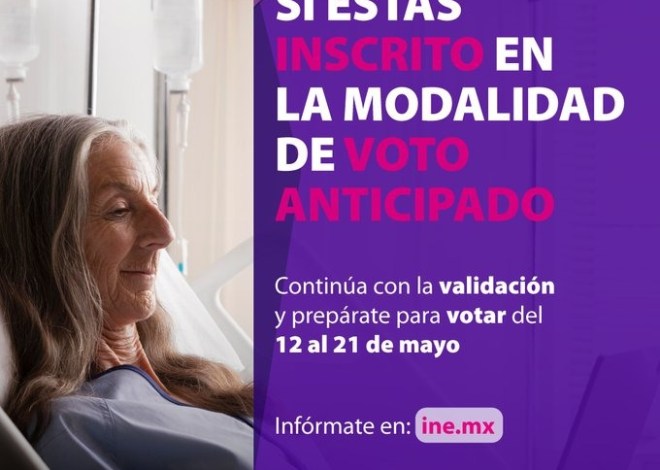 El INE da fechas para el voto anticipado en las elecciones del PJF