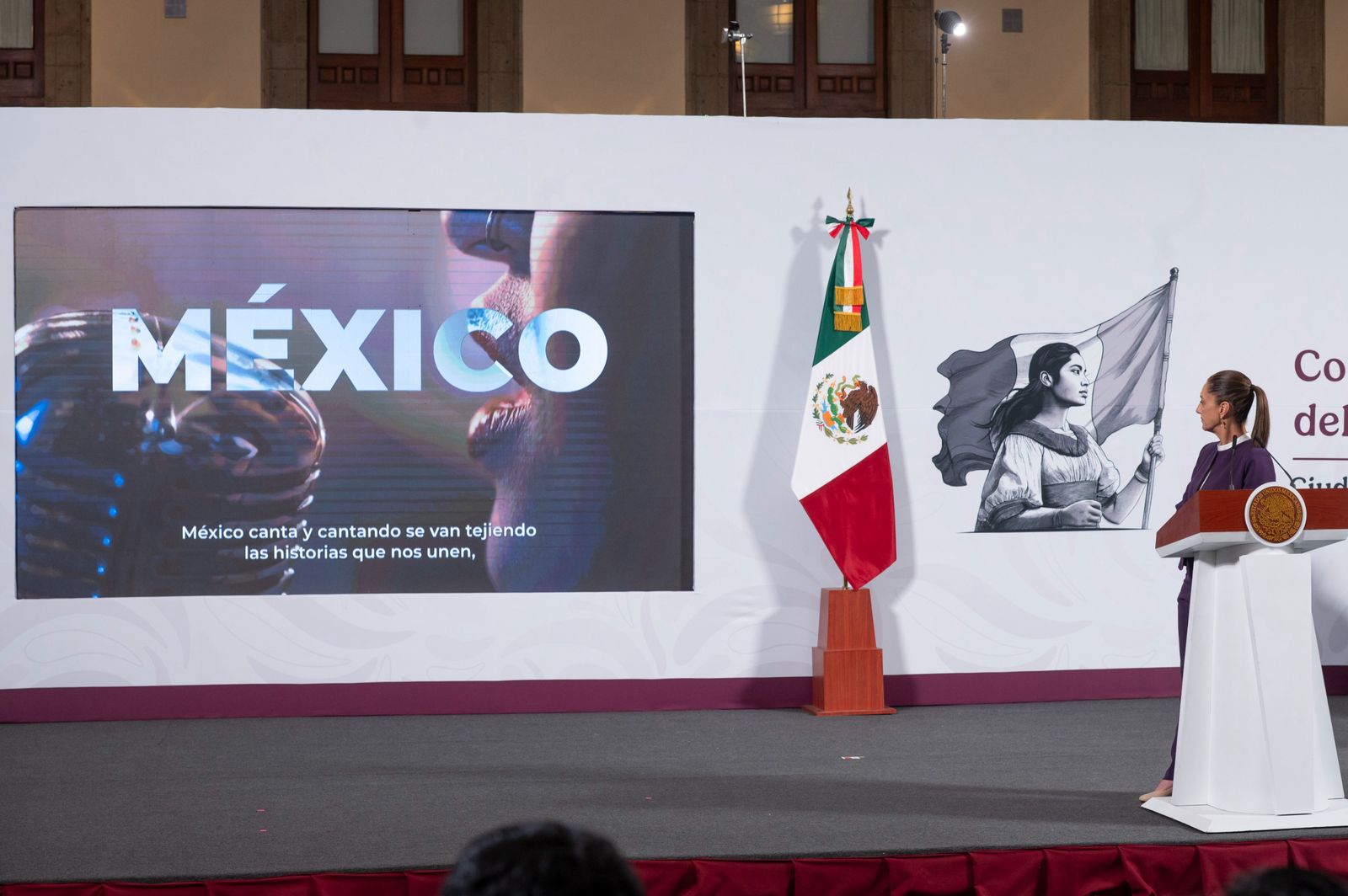 Sheinbaum anuncia el Primer Concurso Binacional de Música