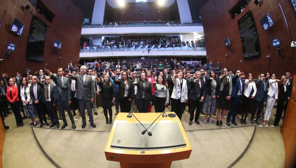Designa senado a 56 magistrados para tribunales electorales en 30 entidades para los próximos 7 años