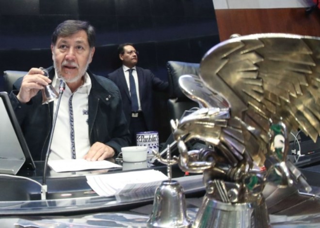 En una video llamada, Fernández Noroña pide a Europa rechazar sanciones y bloqueos comerciales
