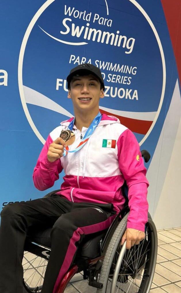 Histórico 1, 2, 3 para México en Mundial de para Natación en Japón