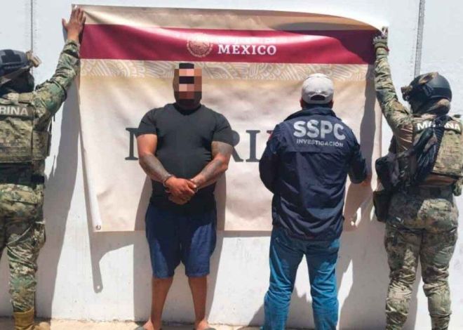 Cae en Bahía de Kino “El 4-40”, presunto operador del CJNG y generador de violencia en Sonora
