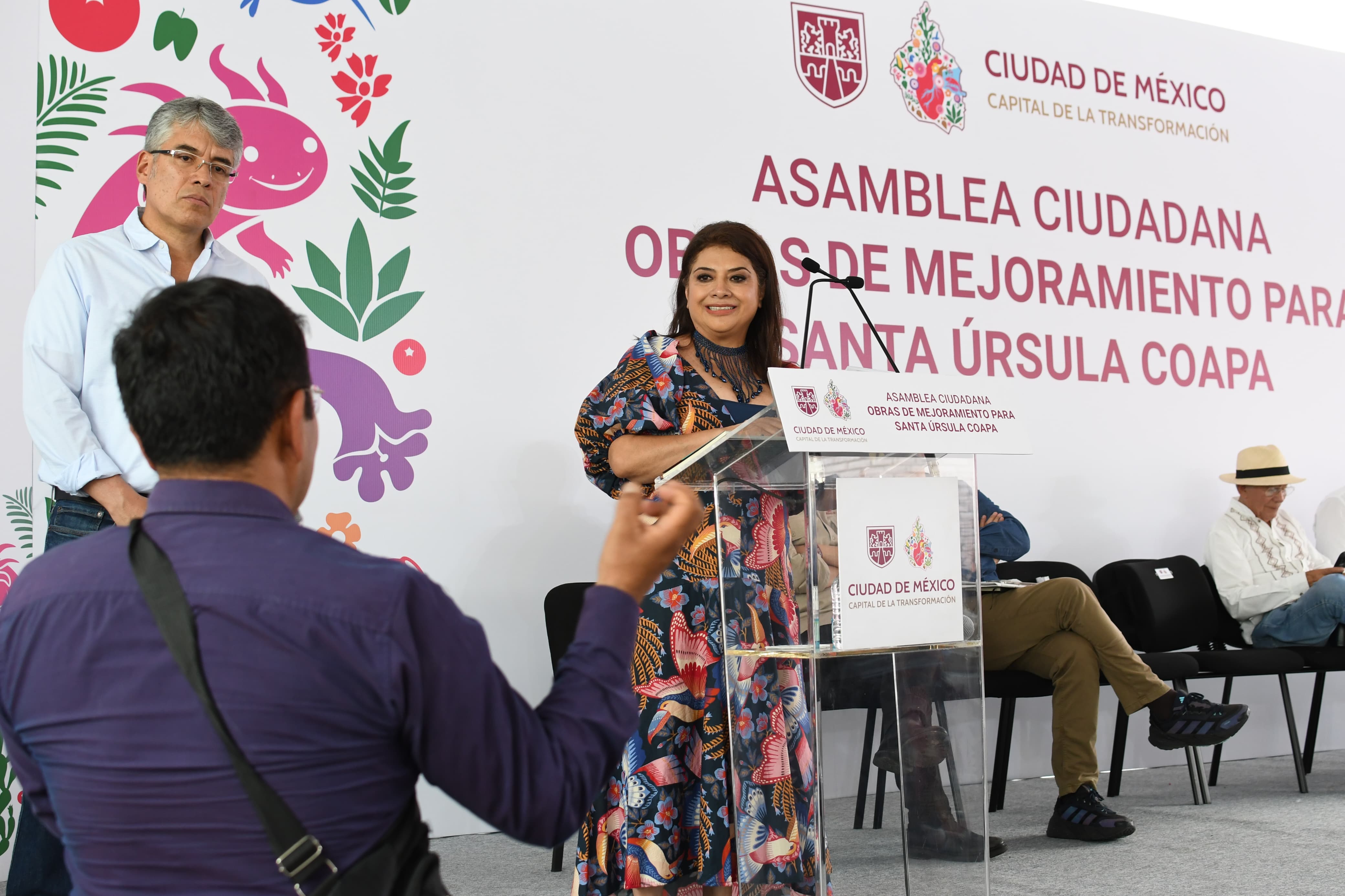 Presenta jefa de Gobierno Clara Brugada en Santa Úrsula Coapa obras de mejoramiento urbano para comunidades de la zona cercana al Estadio Azteca