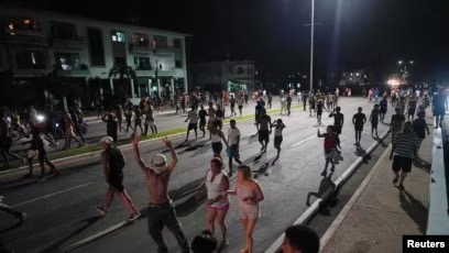 Manifestaciones en la Habana por apagones