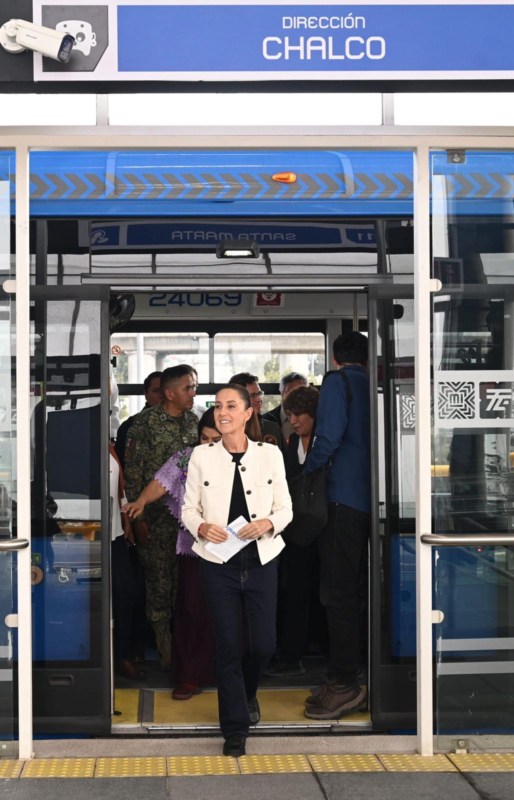 Pruebas preoperativos del Trolebús Chalco – Santa Marta