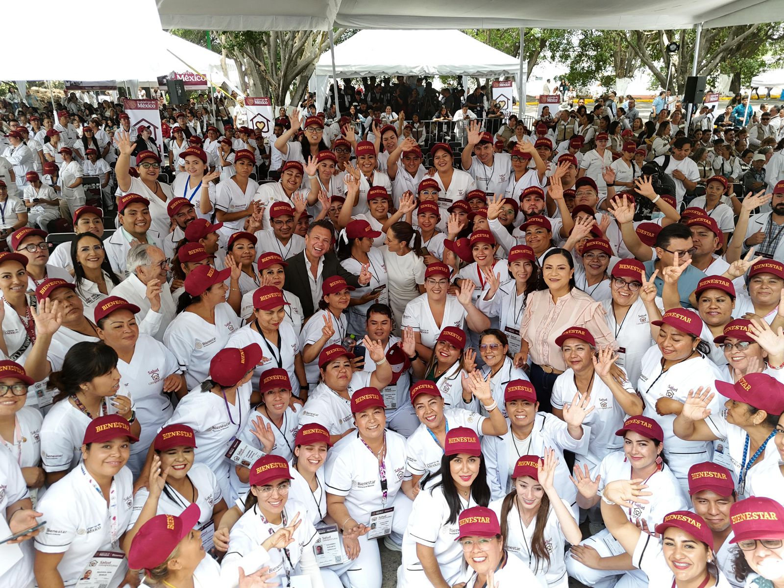 “Ustedes son el gobierno en casa de un adulto mayor”: Sheinbaum en Jalisco