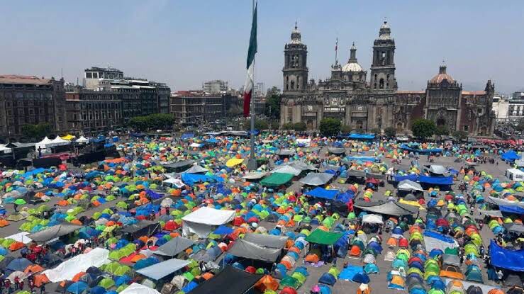 Seguirán plantones y marchas de la CNTE en la CDMX