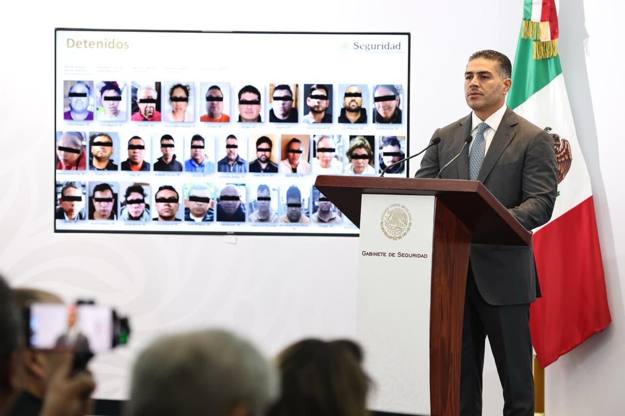 GABINETE DE SEGURIDAD REALIZA OPERACIÓN HISTÓRICA CONTRA EL ROBO DE COMBUSTIBLE; HAY 32 PERSONAS DETENIDAS