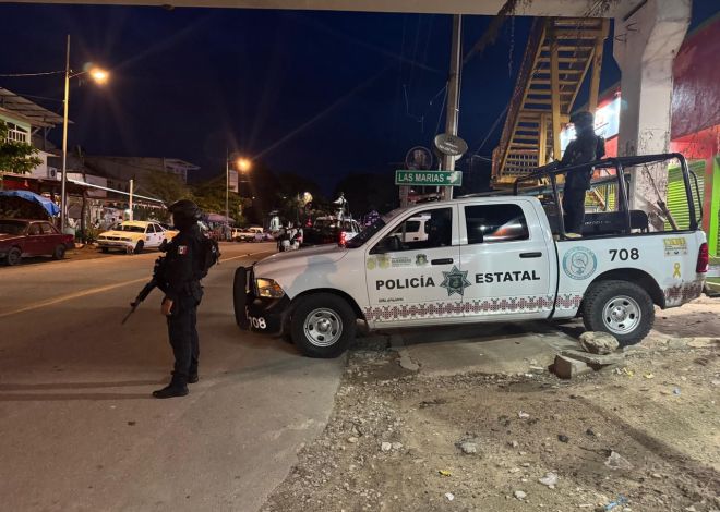 Refuerzan seguridad en Xaltianguis con operativo conjunto de fuerzas federales y estatales