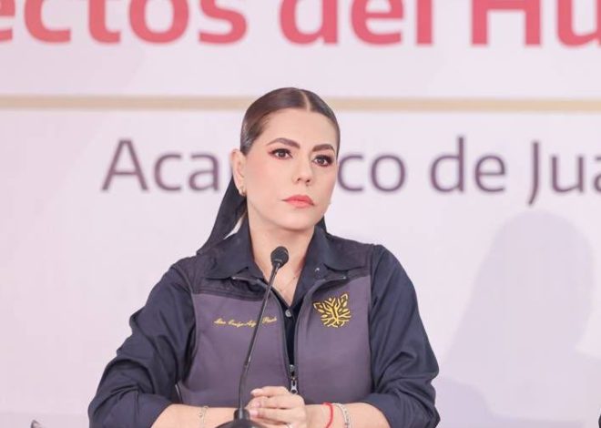 Activa Evelyn Salgado Alerta Naranja en Guerrero ante huracán Erick categoría 2