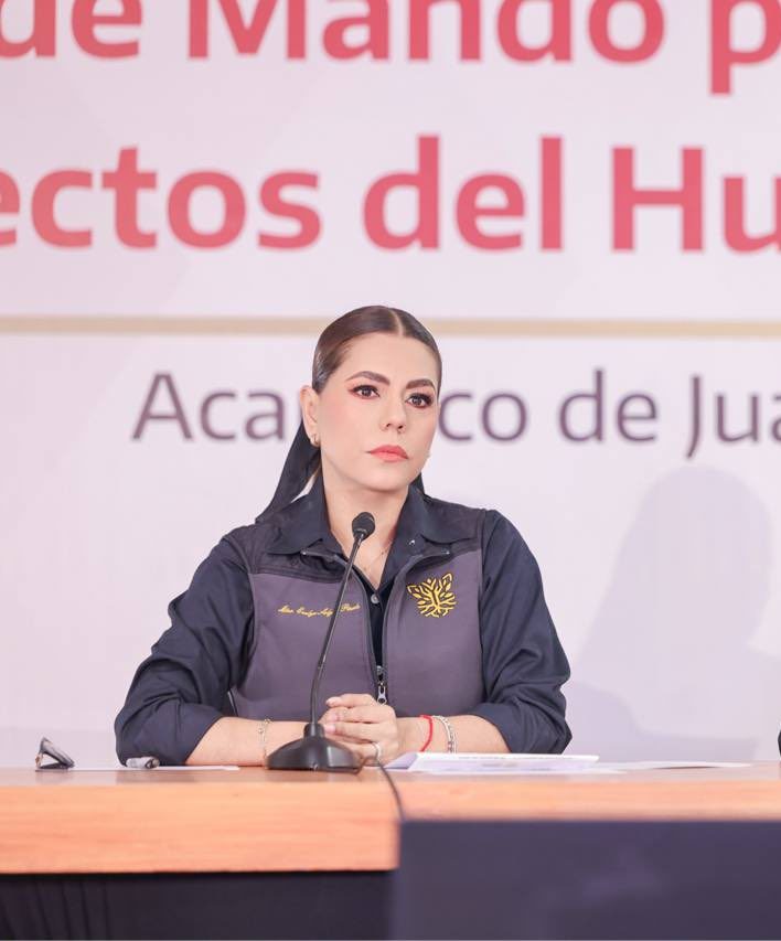 Activa Evelyn Salgado Alerta Naranja en Guerrero ante huracán Erick categoría 2