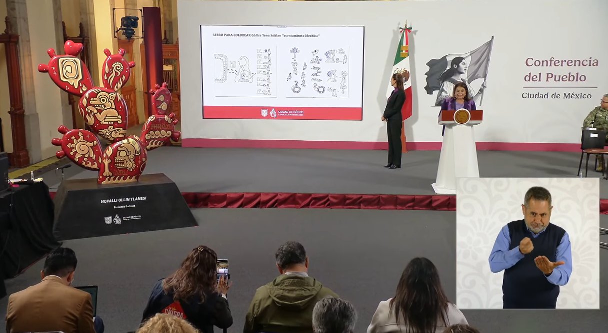 Preparan gran celebración por los 700 años de la fundación de México-Tenochtitlan; habrá mapping en el Zócalo y nuevo monumento