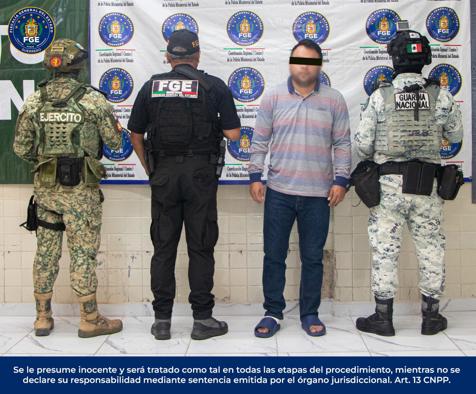 Cumplimenta FGE Guerrero orden de aprehensión contra José Amauri “N” por homicidio en grado de tentativa